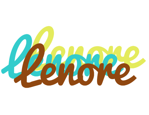 Lenore cupcake logo