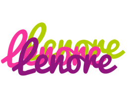 Lenore flowers logo