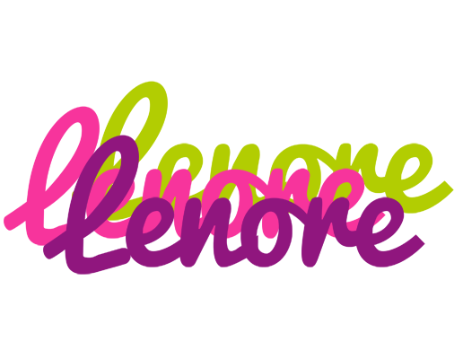 Lenore flowers logo