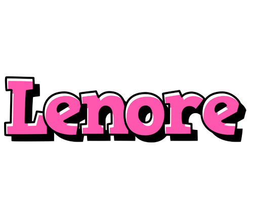 Lenore girlish logo
