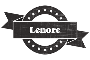 Lenore grunge logo