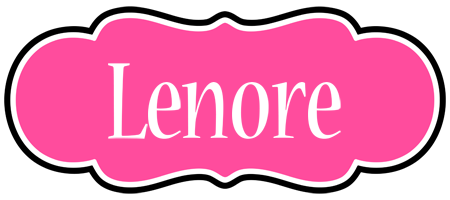 Lenore invitation logo