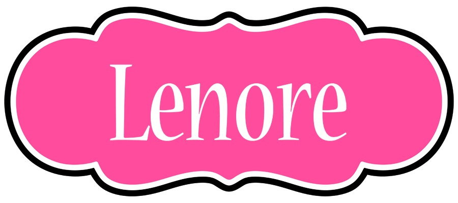 Lenore invitation logo