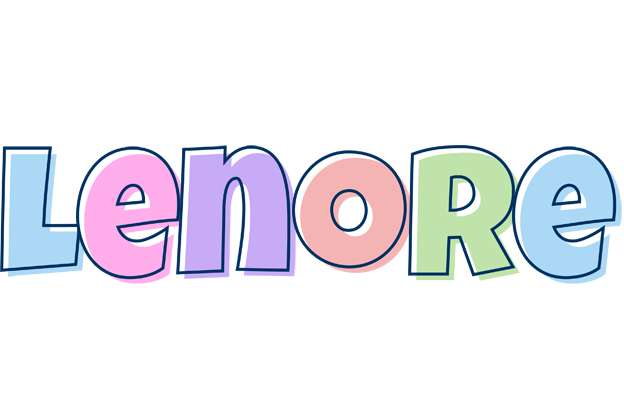 Lenore pastel logo