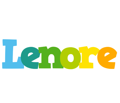 Lenore rainbows logo