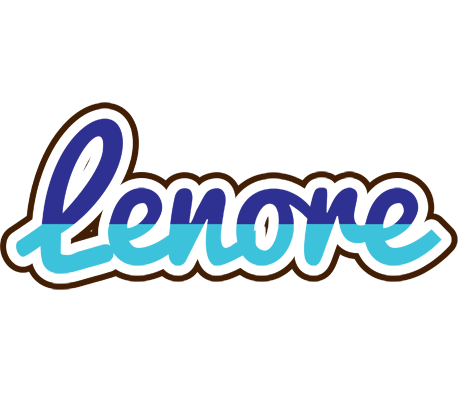 Lenore raining logo