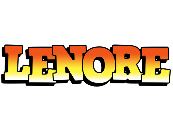 Lenore sunset logo