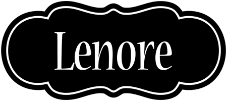 Lenore welcome logo