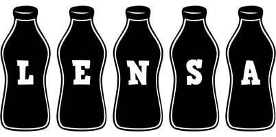 Lensa bottle logo