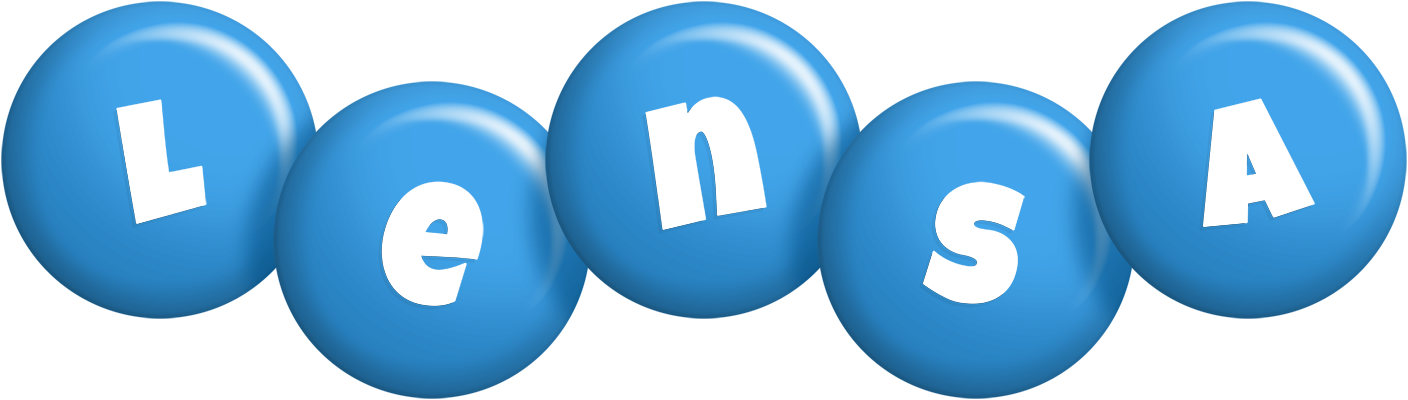 Lensa candy-blue logo
