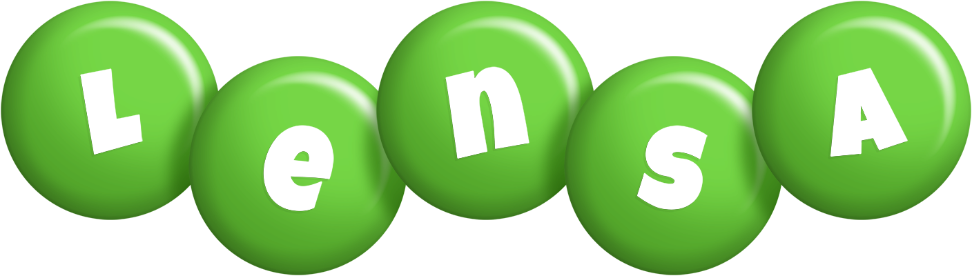 Lensa candy-green logo