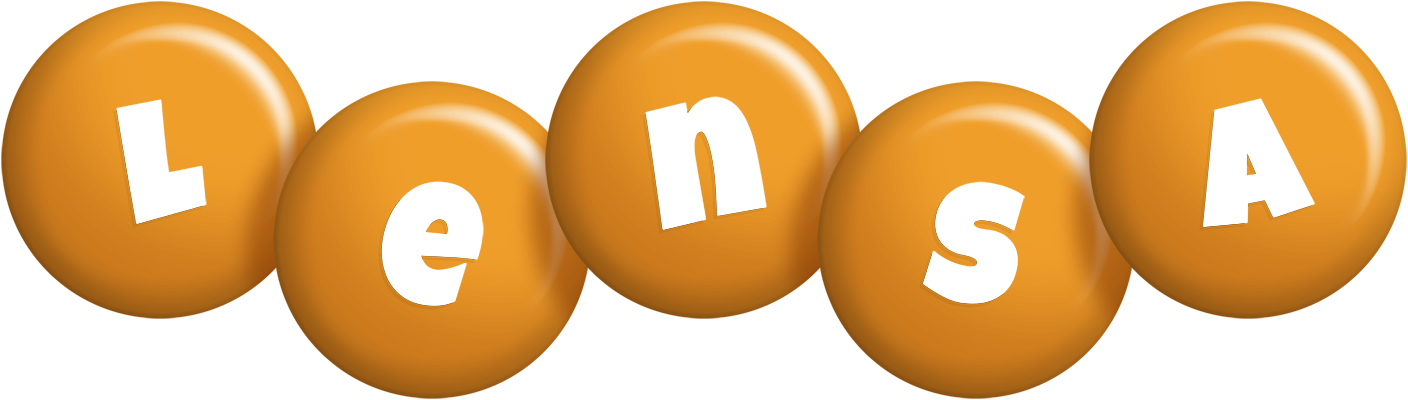 Lensa candy-orange logo