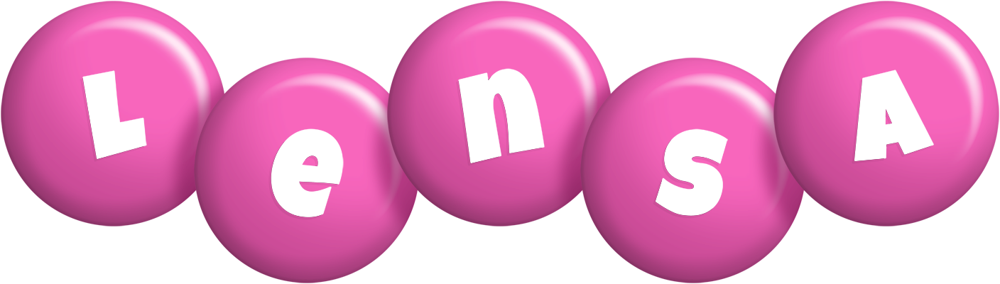 Lensa candy-pink logo