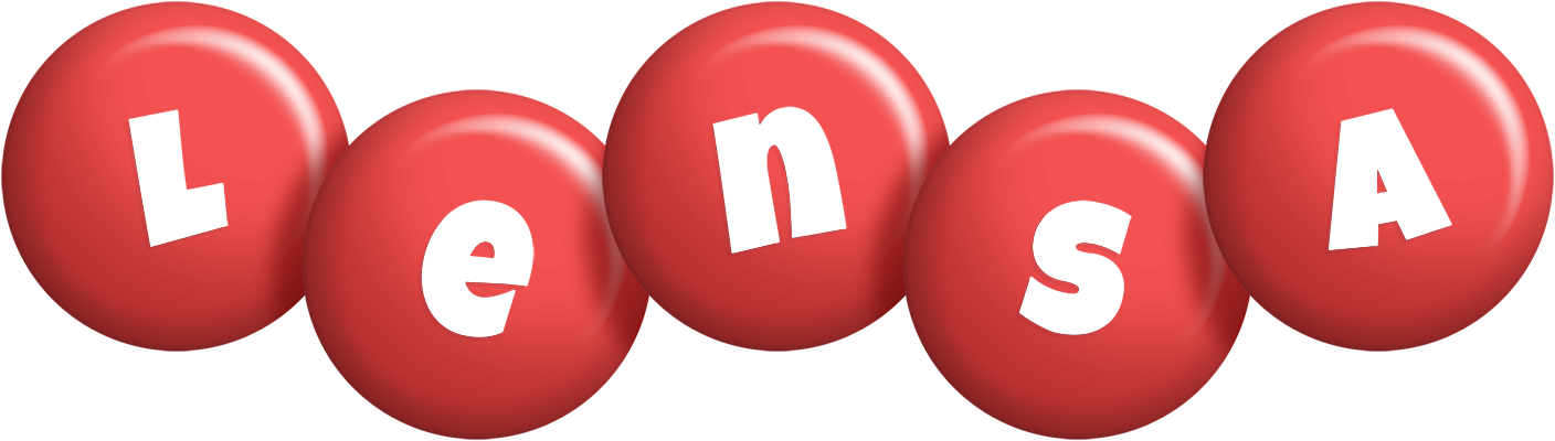 Lensa candy-red logo