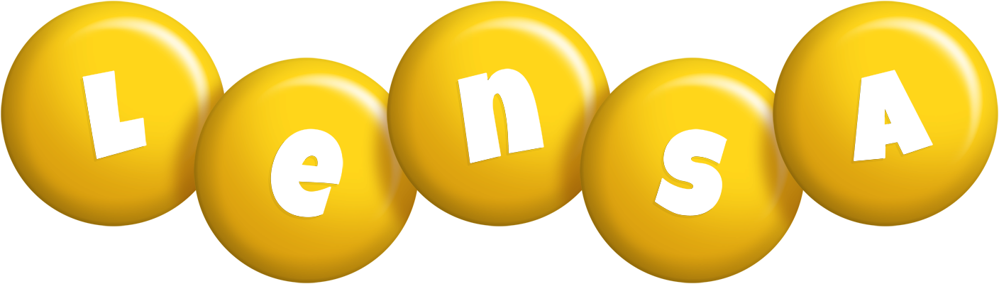 Lensa candy-yellow logo