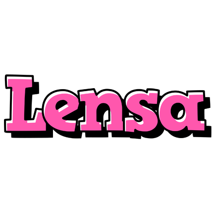 Lensa girlish logo