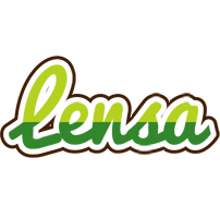 Lensa golfing logo