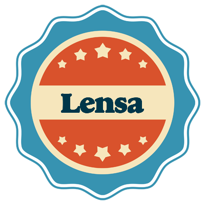 Lensa labels logo