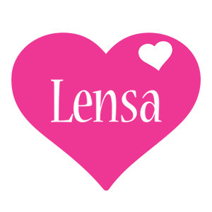 Lensa love-heart logo