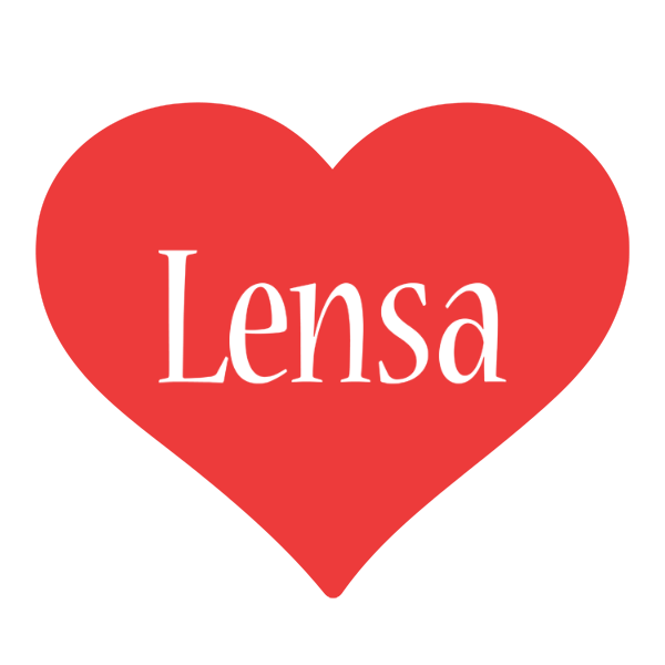 Lensa love logo