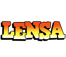 Lensa sunset logo