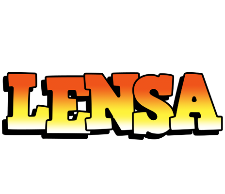Lensa sunset logo