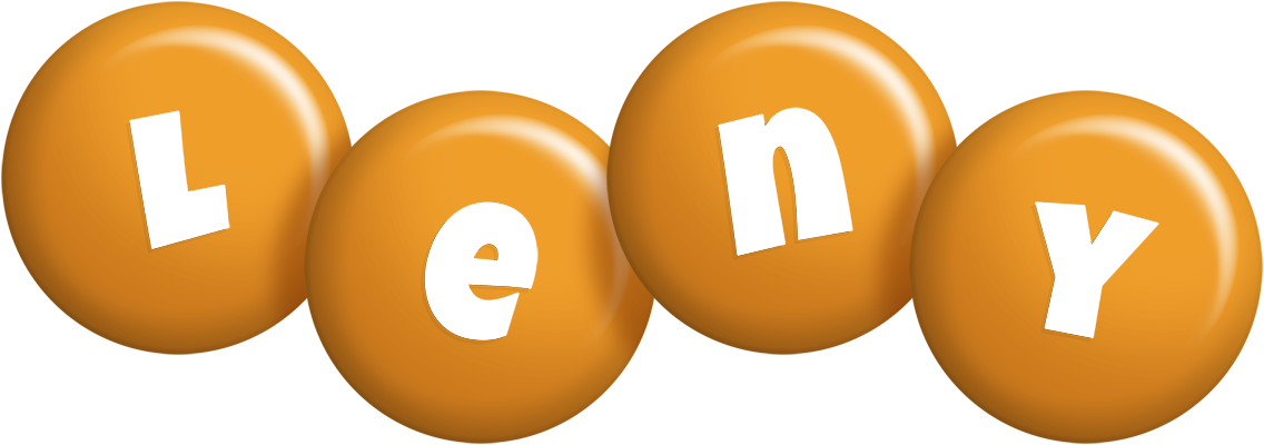 Leny candy-orange logo