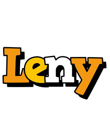 Leny cartoon logo
