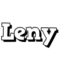 Leny snowing logo