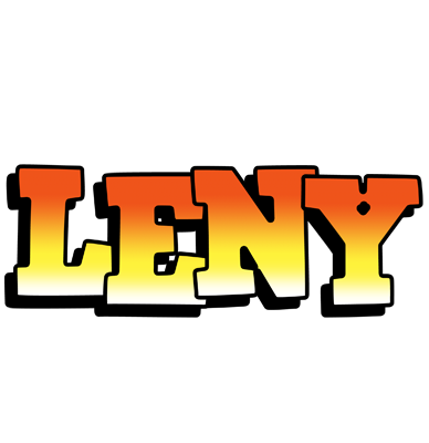 Leny sunset logo