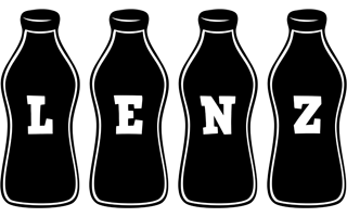 Lenz bottle logo