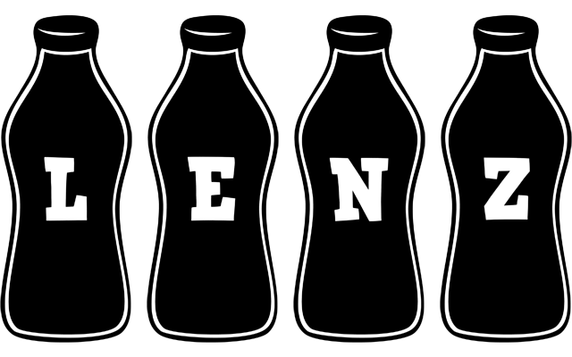 Lenz bottle logo