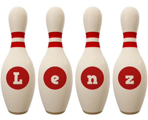 Lenz bowling-pin logo