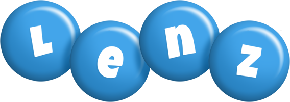 Lenz candy-blue logo