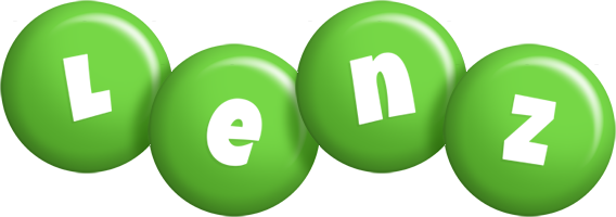 Lenz candy-green logo