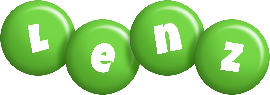 Lenz candy-green logo