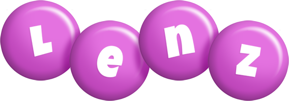 Lenz candy-purple logo