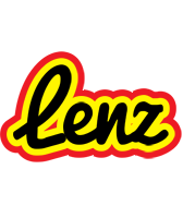 Lenz flaming logo