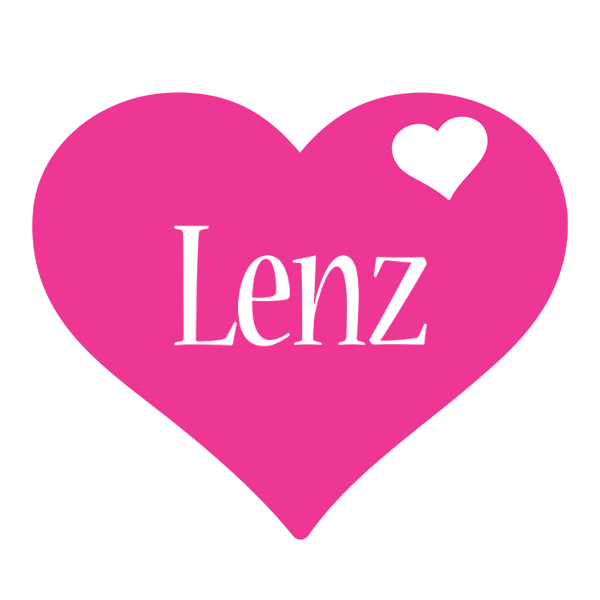 Lenz love-heart logo