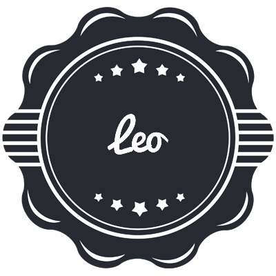 Leo badge logo
