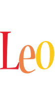 Leo birthday logo