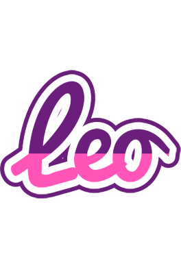 Leo cheerful logo