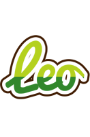 Leo golfing logo