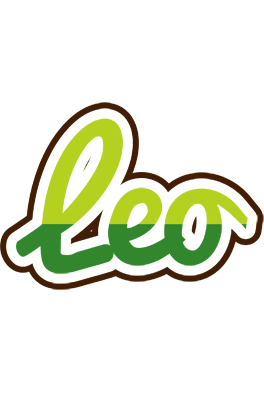 Leo golfing logo