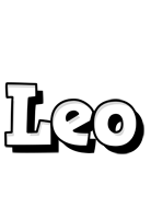 Leo snowing logo