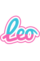 Leo woman logo