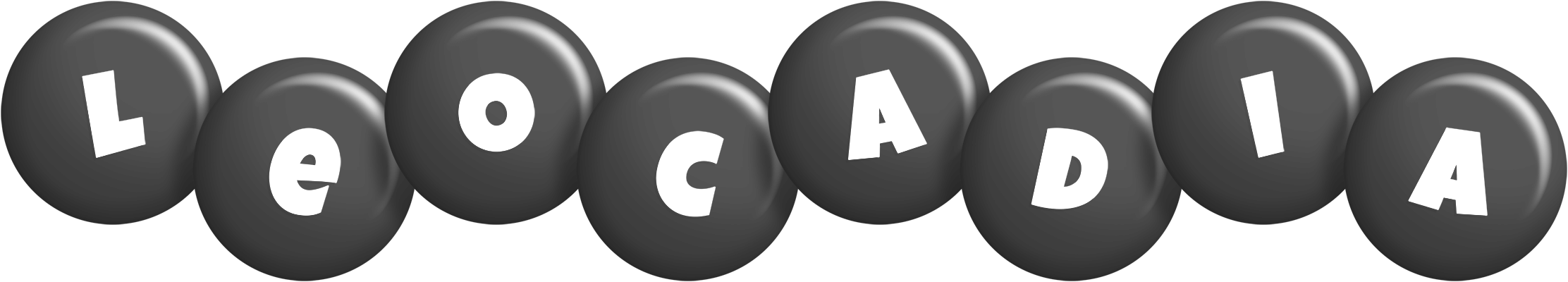 Leocadia candy-black logo