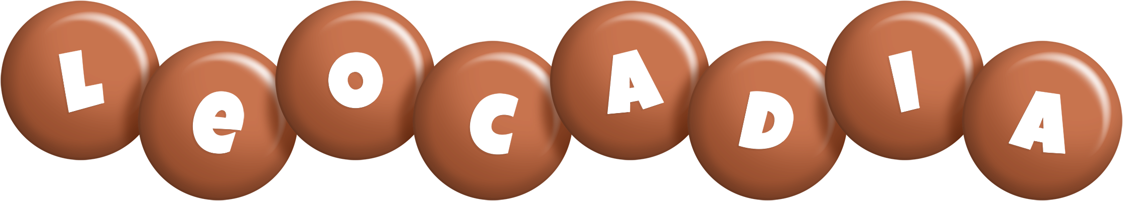 Leocadia candy-brown logo