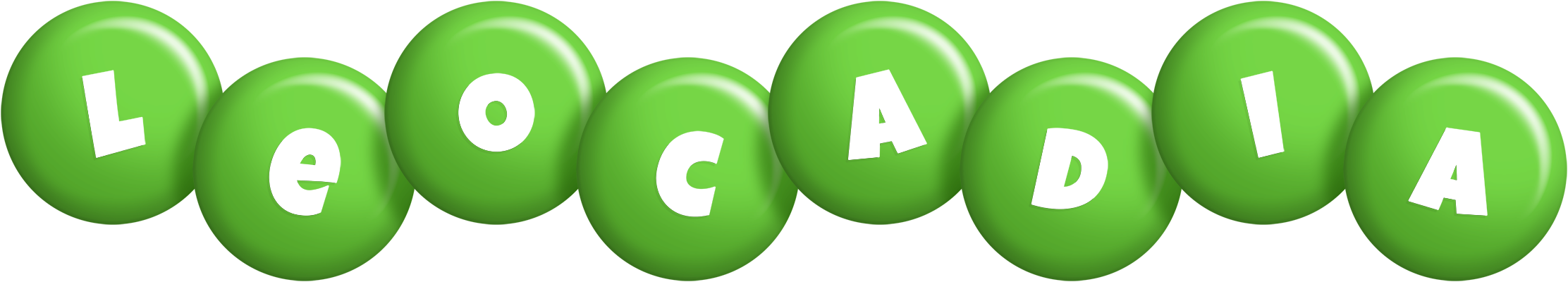 Leocadia candy-green logo