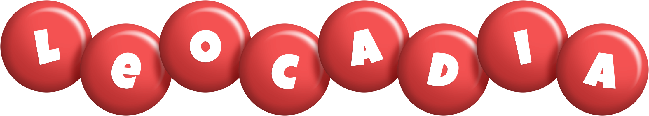 Leocadia candy-red logo